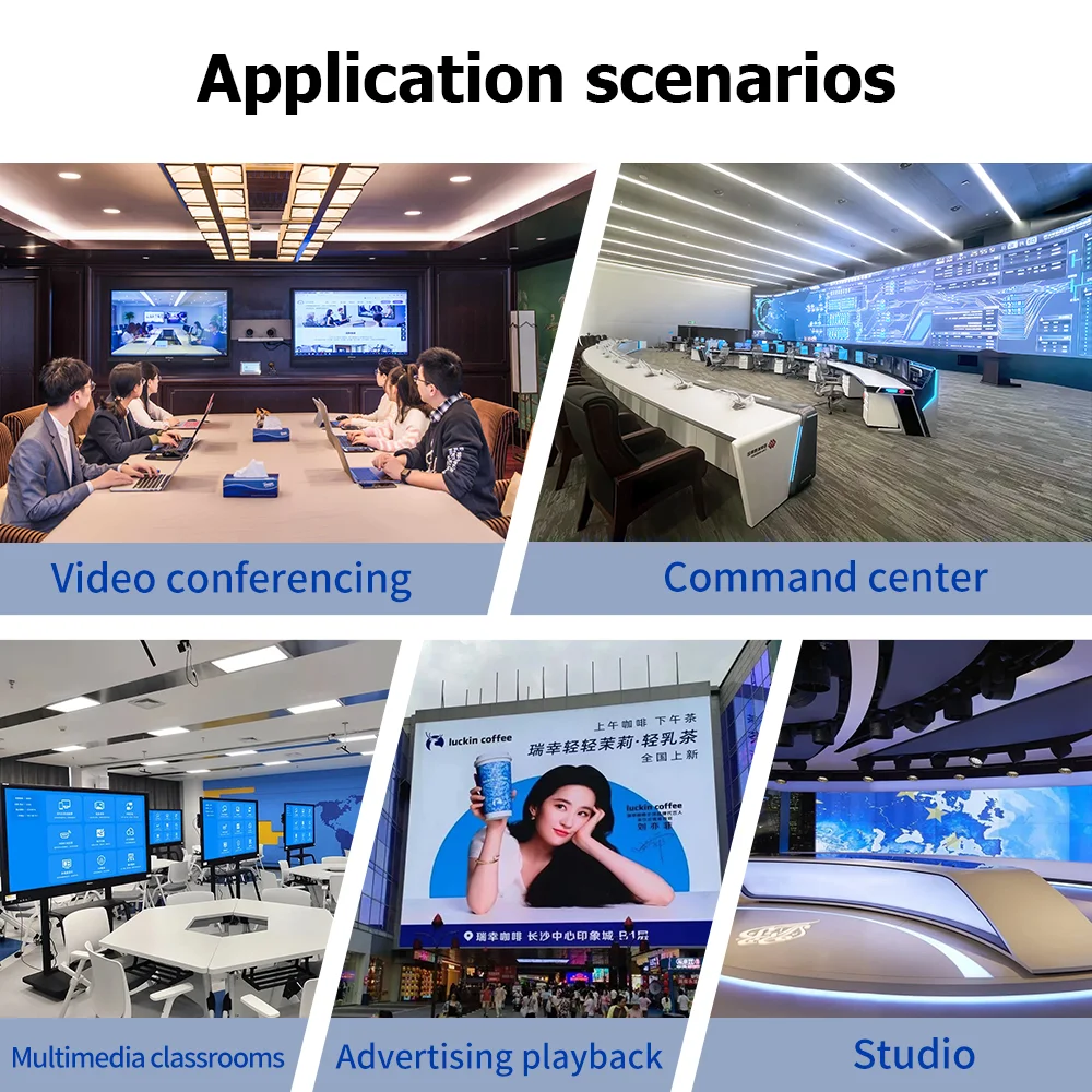 Professional Bitvisus Metal Video Wall Processor 8 Input 9 Output 4K60 Support WEB Control Scene Save Recall for Exhibition Hall