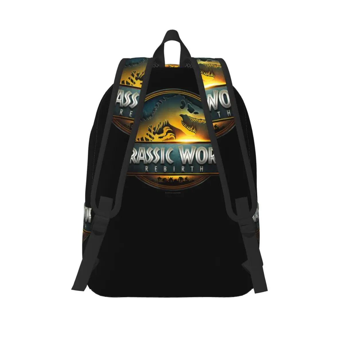 Jurassic World Rebirth ภาพยนตร์โลโก้กระเป๋าเป้สะพายหลัง Trekking กระเป๋าเป้สะพายหลังนักเรียน Unisex Designer กระเป๋าโรงเรียนขนาดใหญ่ตลก Rucksack