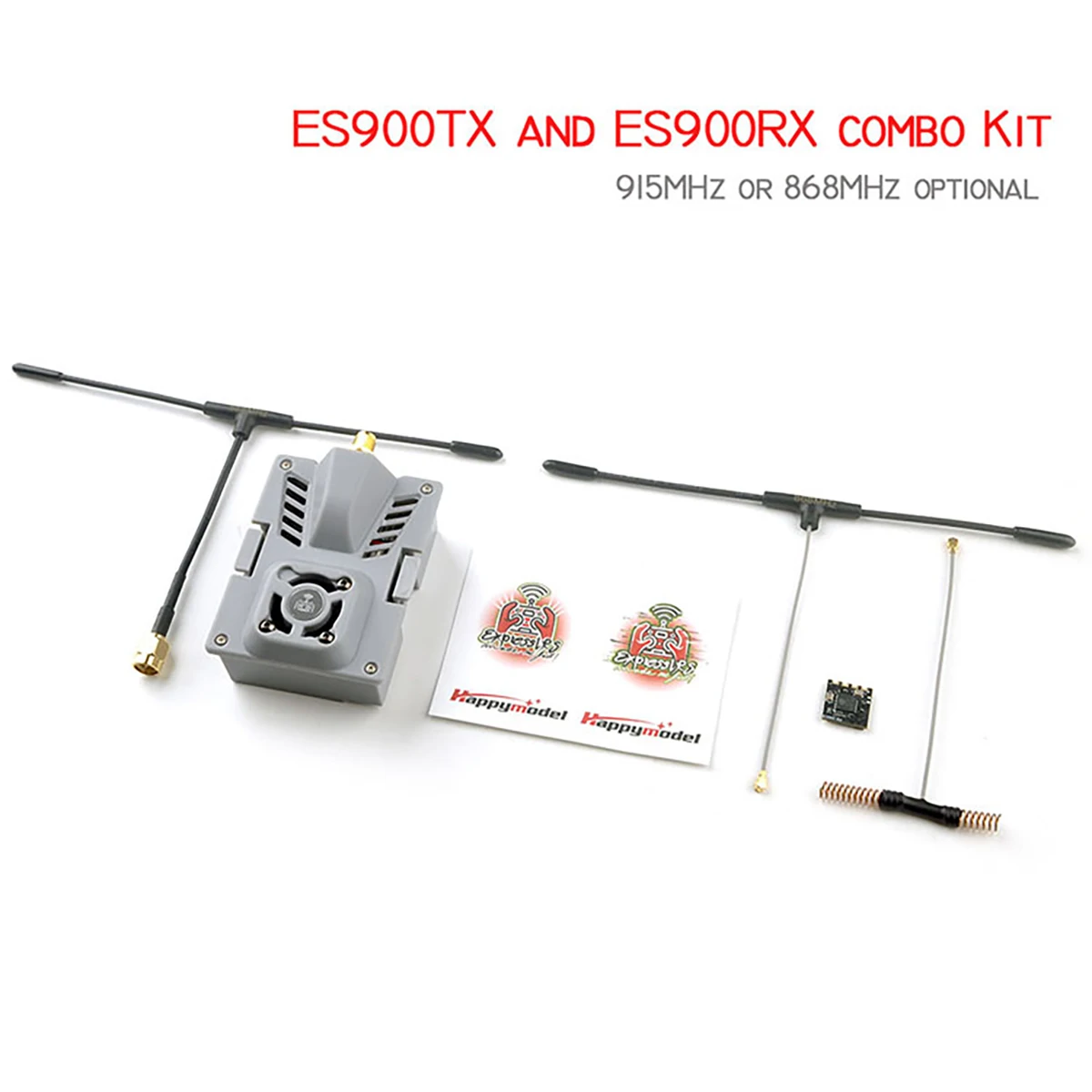 Happymodel ExpressLRS ES900TX ES900RX Long Range Module 915 / 868Mhz For Radiomaster TX16S Jumper T12 T18 Long Range FPV