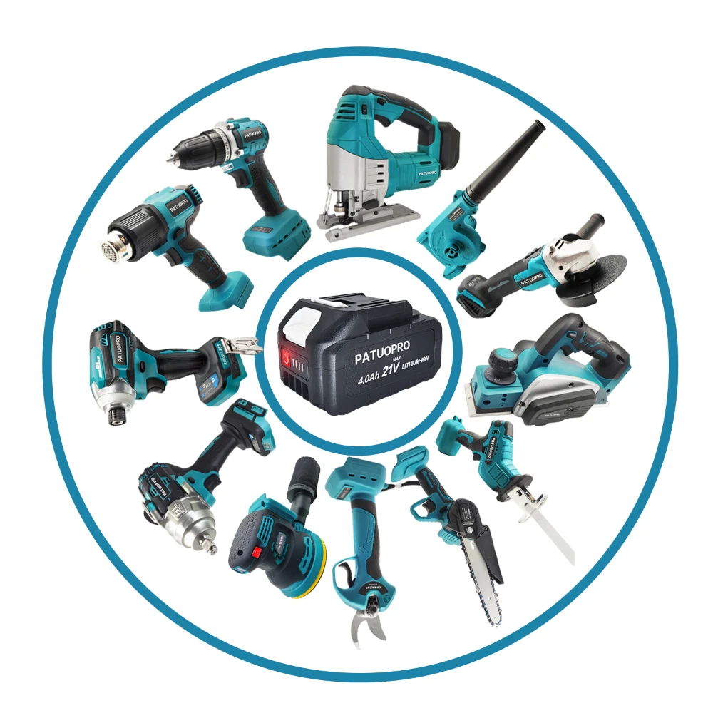 Imagem -06 - Bateria de Lítio Recarregável para Makita Chave Elétrica Serra Broca Moedor Chave de Fenda Ferramentas Elétricas 1821v 2.0 4.0 6.0 ah 8.0ah