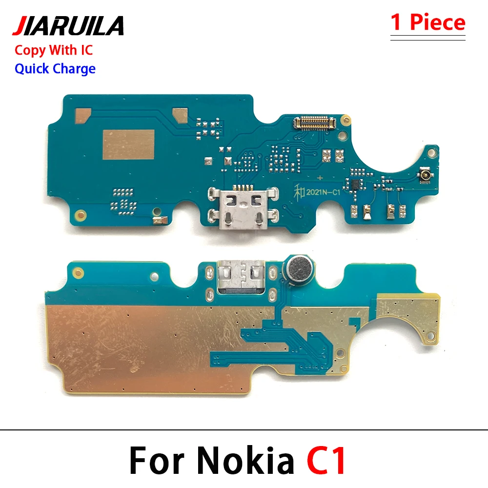 USB Charging Dock Jack Plug Socket Port Connector Charge Board Flex For Nokia G50 G21 G20 G11 C30 C20 C12 C10 C2 C1 C21 Plus