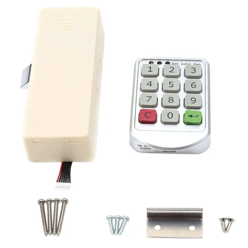 B24B Cabinet Door Locks Coded Digital Electronic Password Keypad Number Intelligent Cabinet Door Locks Password Lock