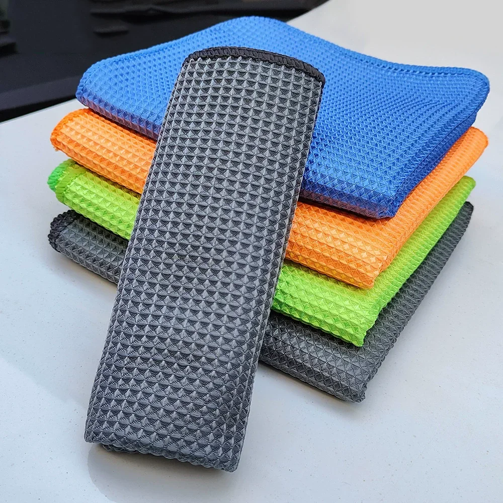 40x40cm Microfiber Cleaning Towel Absorbable Glass Kitchen Cleaning Cloth Wipes Table Window Car Dish Towel Rag