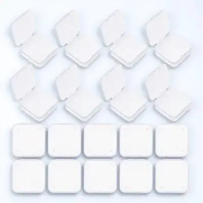 

30pcs Jewelry Box 5 5x5 2cm Transparent Square Containers for Crafts Beads Coins Earplugs Pills Small Organizer Plastic Storage