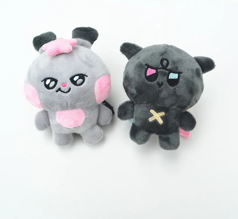 Kpop Idol ATEEZ pluche pop sleutelhanger MIGHTEEZ knuffels