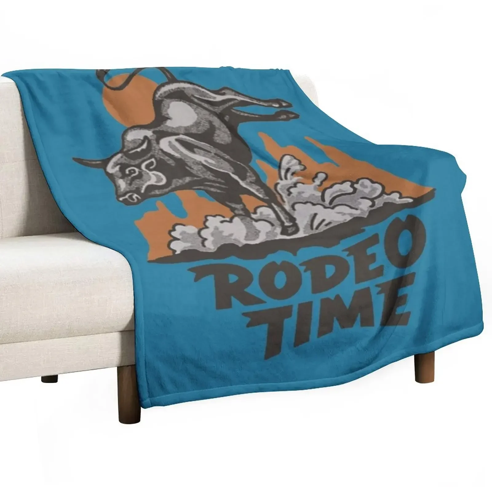 

Dale Brisby : Rodeo Time Throw Blanket Furry Moving Baby Blankets