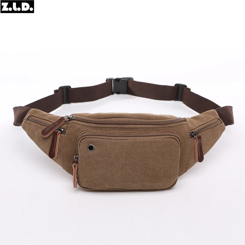 

New Multi-function Canvas Waist Bag Men Fanny Pack Man Out Door Money Belt Bag Men Waist Pack Pochetes Homem Bolso Cintura