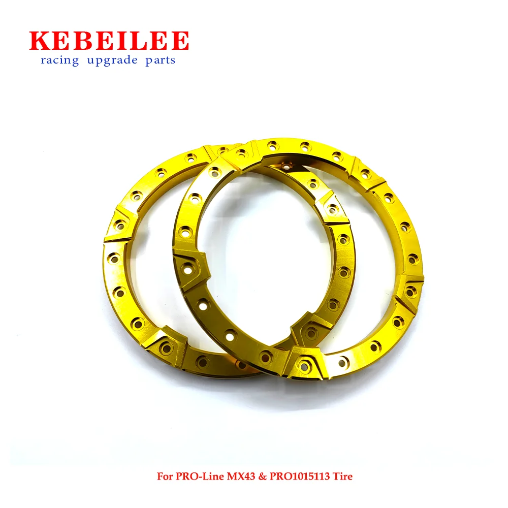 KEBEILEE CNC Aluminum Outer beadlock ring for PROLine PRO1015113 & PRO1013113 MX43 4.3