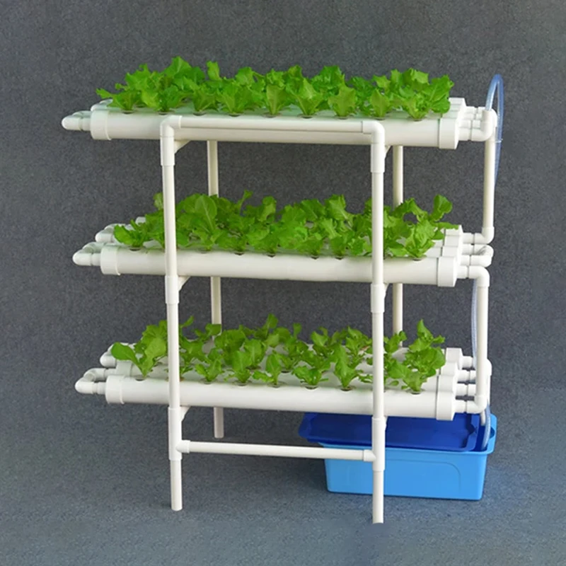 White Soilless Cultivation Support Hydroponic Grow Kit Indoor Plant Vegetable Tool Garden Supplies