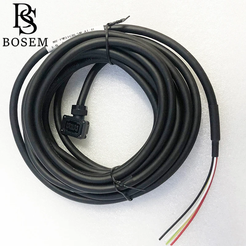 

MR-PWS2CBL03M-A1-L MR-PWS1CBL2M-A1-L/H MR-PWS1CBL5M-A2-H трос питания для двигателя MR-PWS1CBL10M-A1-L Series