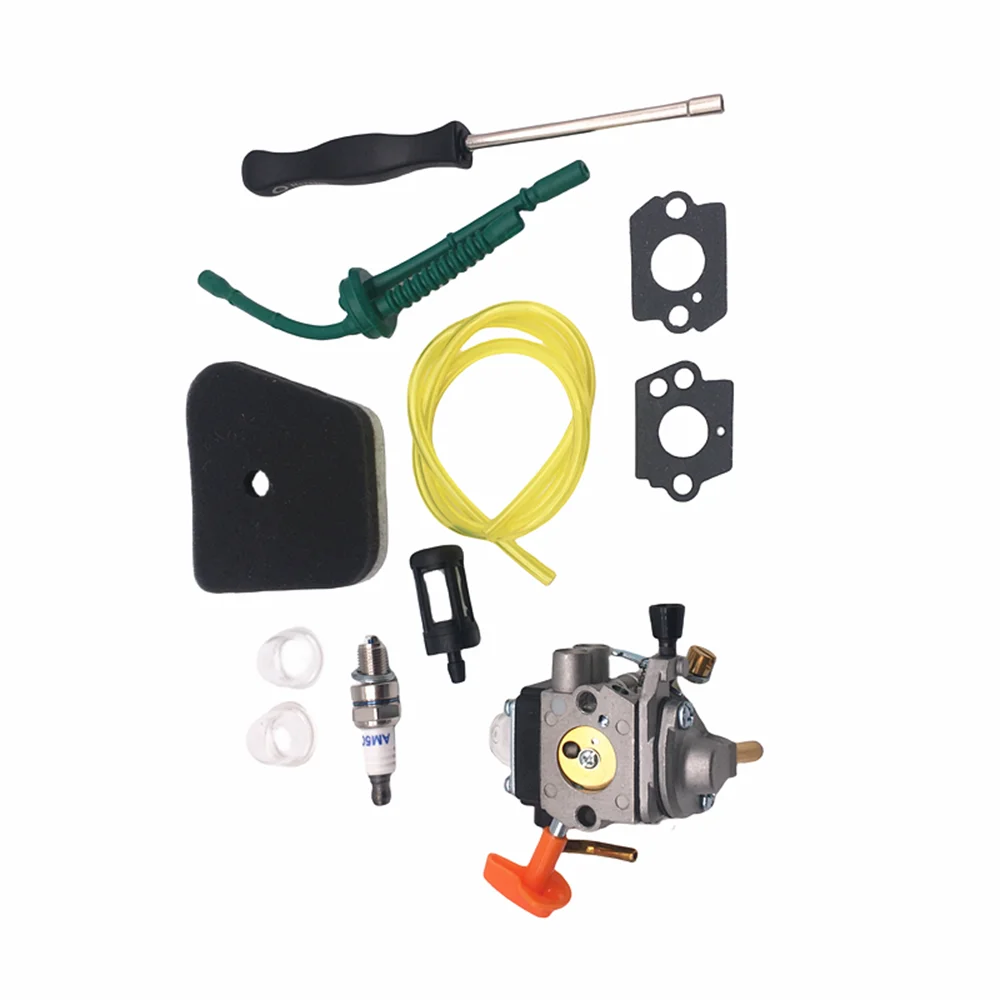 FS100 C1Q-S174 Carburetor + Air Filter + Adjustment Tool + Fuel Line for STIHL FS87 FS90 FS100 FS110 FS130 HL90 HL95 HL100 HT100