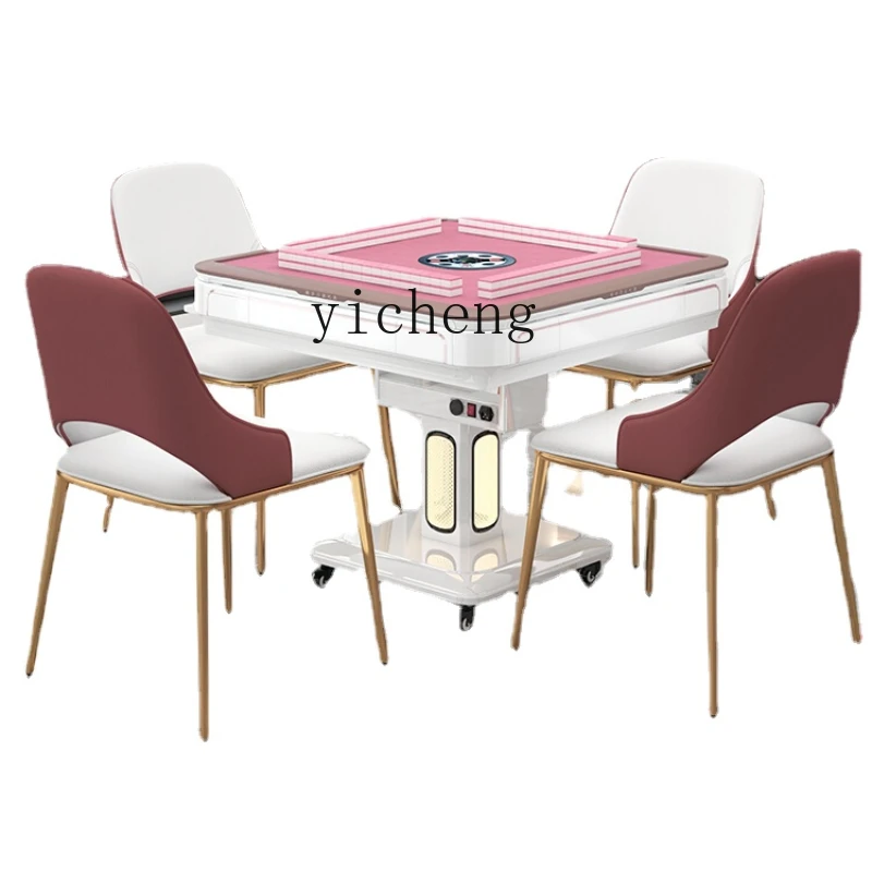 Xl Electric Double Drive Folding Mahjong Machine Automatic Household Dining Table Dual-Use Mahjong Table