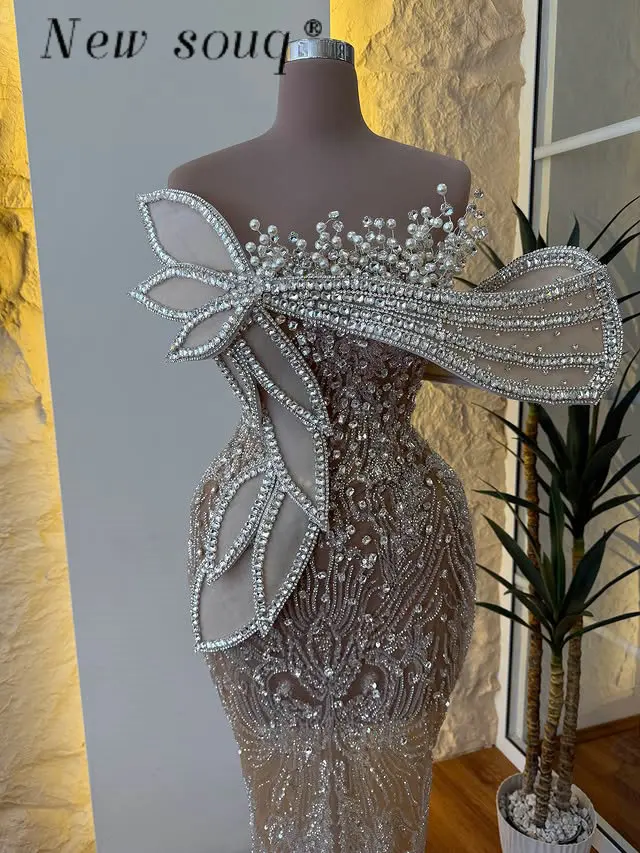 

Sexy Illusion Nude Champagne Long Evening Dresses with Sparkly Crystals Beaded Special Occasions Dinner Party Gowns Customized
