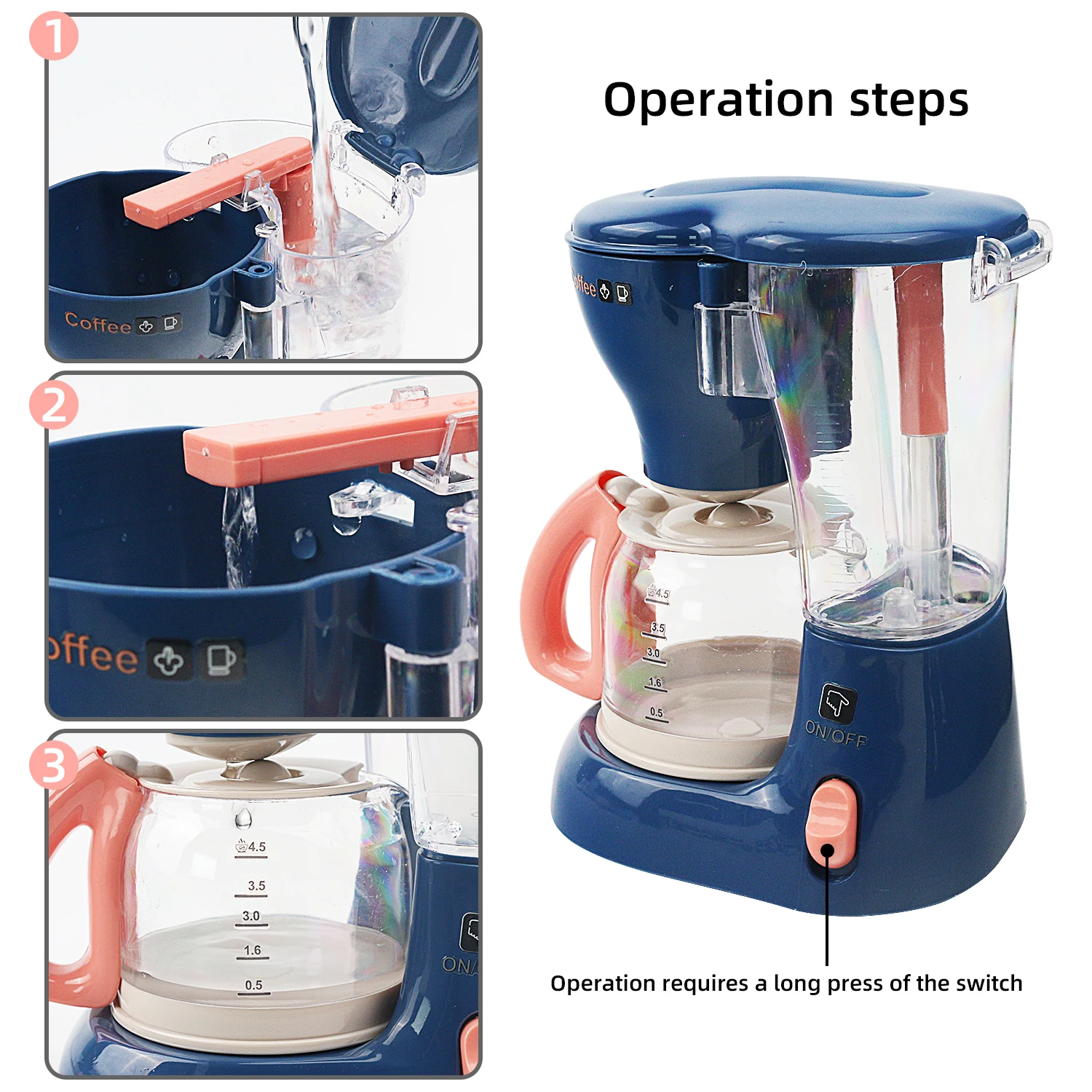 Electrodomésticos para niños, juguetes de cocina, simulación, iluminación eléctrica, efectos de sonido, juguetes interactivos