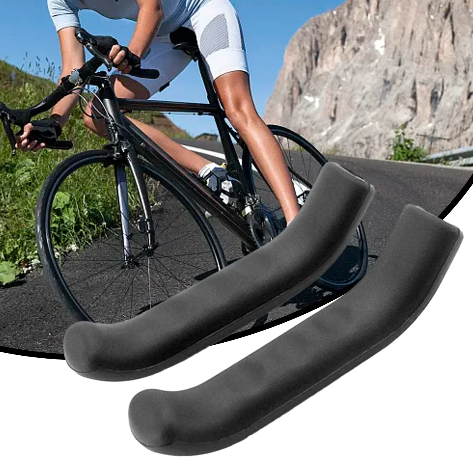 Anti-skid Brake Lever Covers - Waterproof Mountain Road Bike Covers 1 Pair Brake Lever Covers Brake Lever Covers