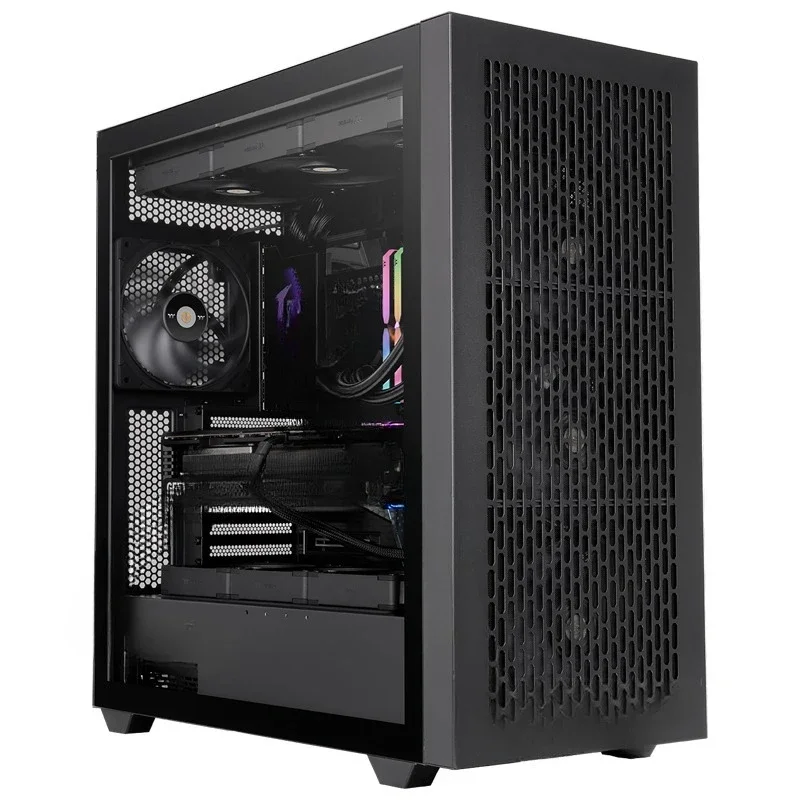 support back plug main board 360 w ater cooling multi-hard disk long graphics card desktop computer case