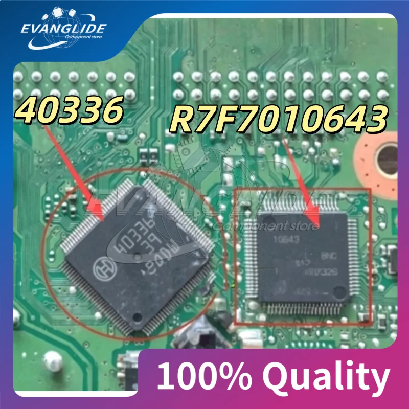 1 PCS/LOT R7F701330 16863 10643 1401 1202 1421 1201 1402 1406 15873 Car ABS/airbag computer MCU