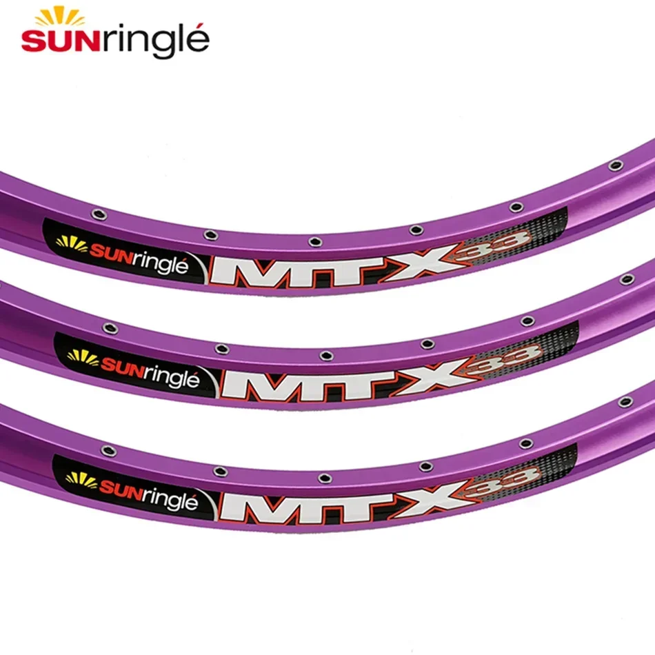 Sunringle High Strength Rims MTX33 Mountain Bike Circle 32H 26/27.5/29 inch MTB Della Bicicletta Rim TUBELESS READY Per DH FR AM