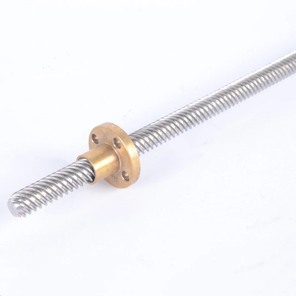 

2PCS StainlessSteelWireRod StepperMotorThreadedNut T Shape Lead Screw 3DPrinterZAxis MachineToolRails Hardware Equip