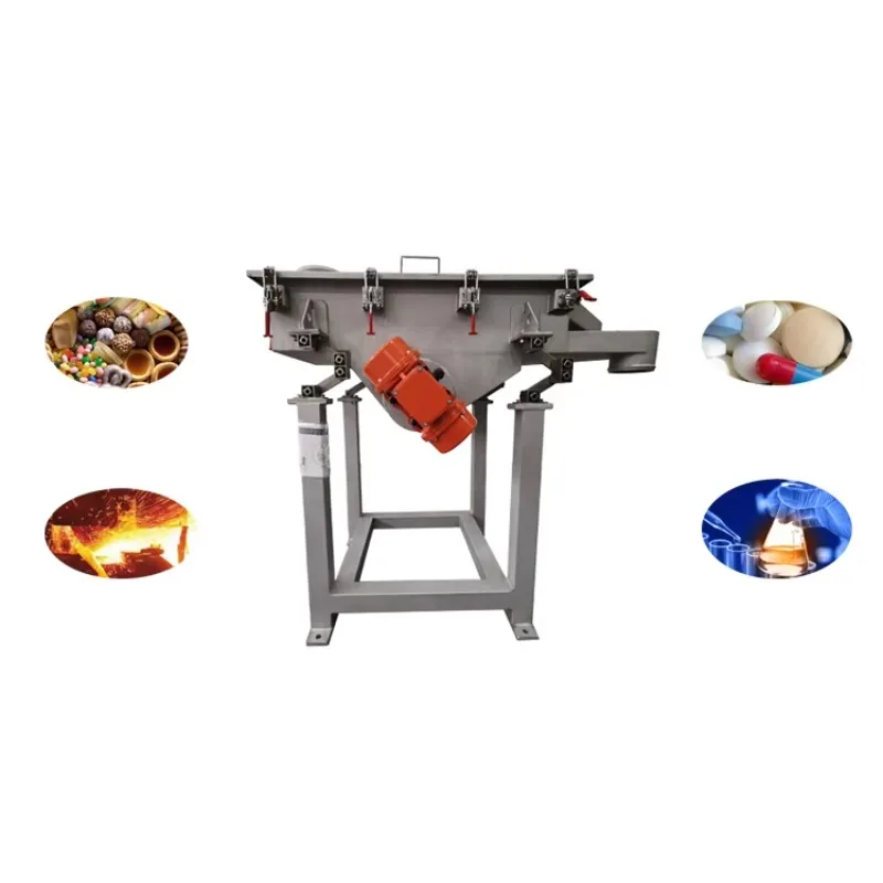 Custom New Linear Vibrating Screen Sieve Machine 2025 Stainless Steel 304 Motor RUNNEST 220V