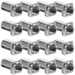 20 Pcs Floor Roller Swivel Nuts Tom Lug Drum Accessory Electric Guitar Part Iron