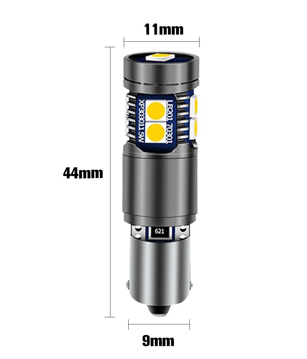 Fehlerfreie Weiße Bay9s H21W 64136 LED-Lampen für Volkswagen VW Golf MK7 GTD GTI R TSI LED-Rückfahrleuchten 12-24V – Detail 6