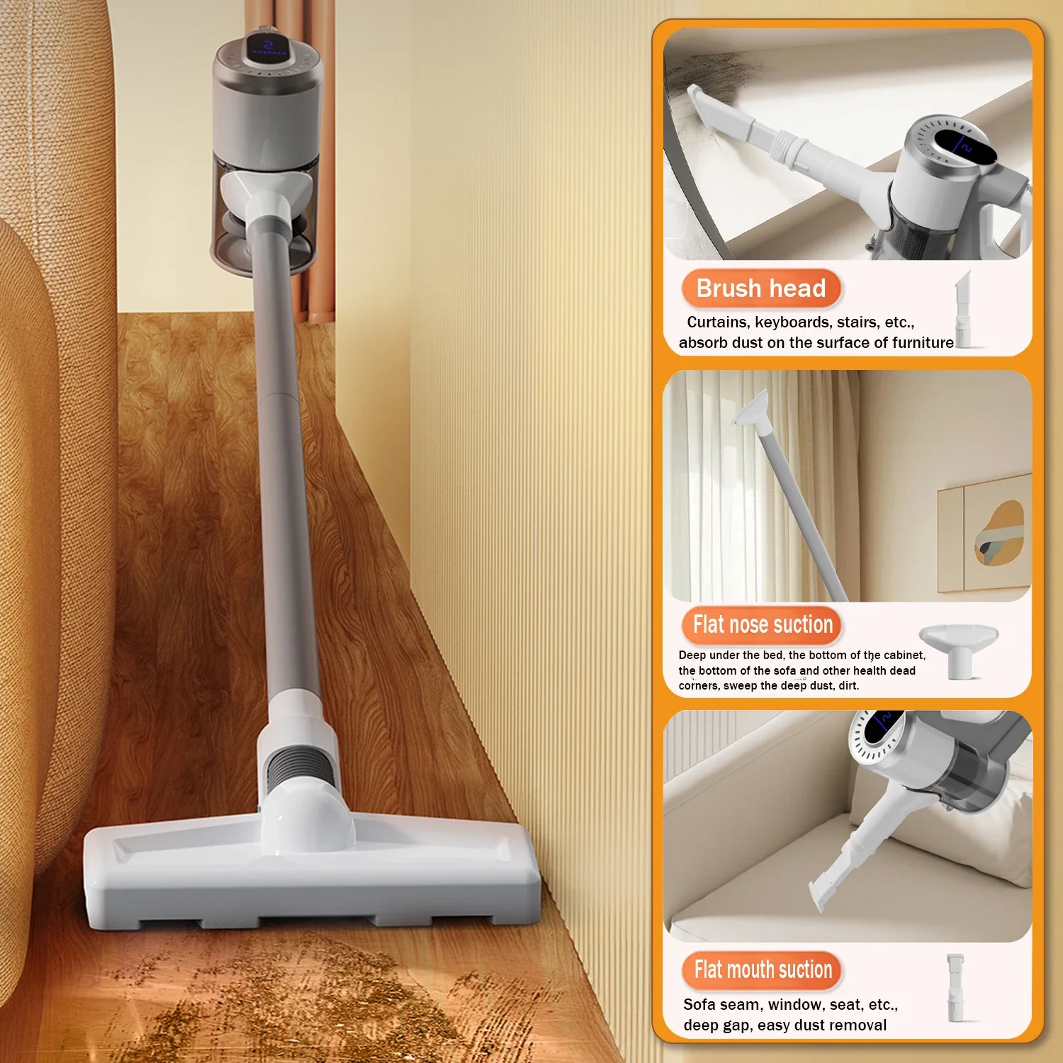 ماكينة الكل في واحد لاسلكية جديدة للمنزل والمركبات، قابلة لإعادة الشحن عبر USB، محمولة باليد!