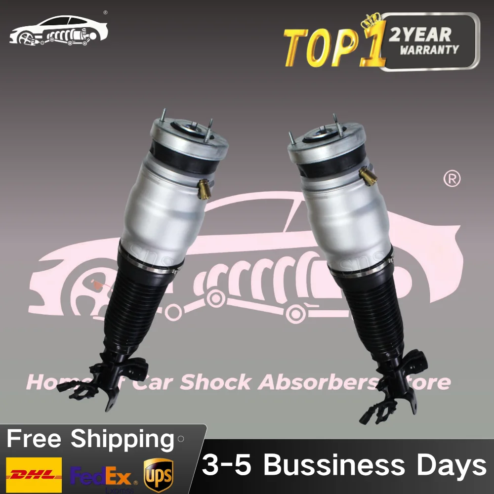 Pair Front Left and Right Air Suspension Shock Struts For Hyundai Genesis Equus Signature Ultimate Sedan 2011-2016 54605-3N505