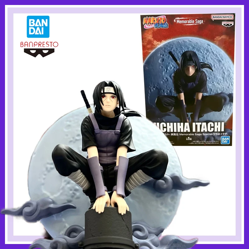 

Совершенно новый подлинный и незапечатанный Bandai Banpresto Naruto Shippuden, памятная сага Учиха Итачи, 13 см, аниме-фигурки, модель