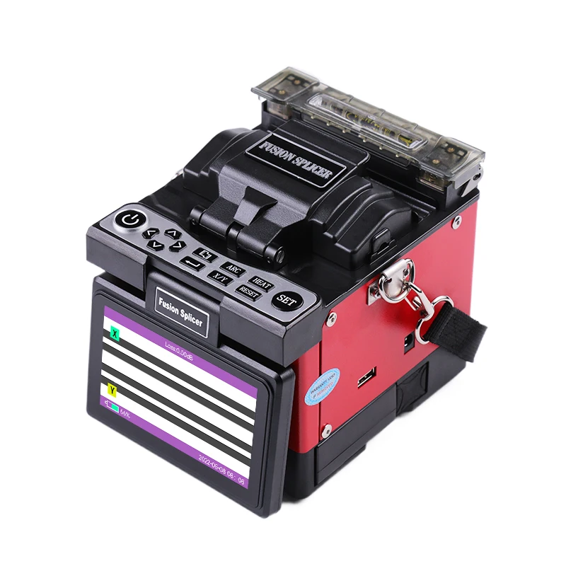 FTTH Fiber Fusion Splicer Welder Fiber Optic Tool FFS50 Multi-function Splicer Machine 6 Seconds Welding Splicing Machine