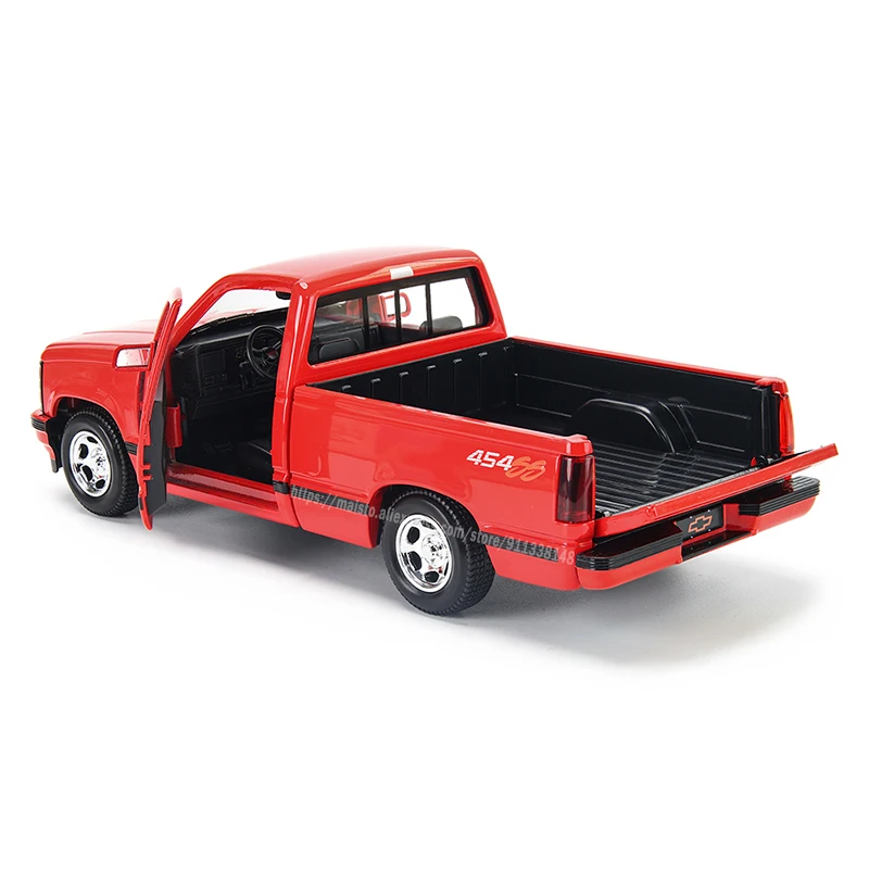 Maisto 1:24 New style 1993 454 SS Pick-up Red Highly-detailed die-cast precision model car Model collection gift