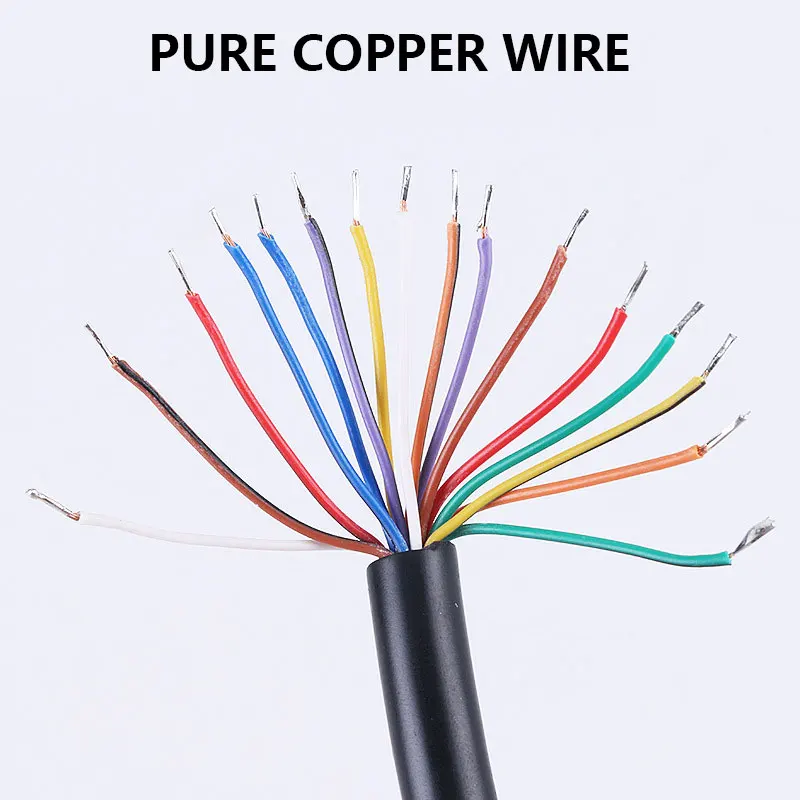 OBD 2 리본 연장 진단 케이블 남성-여성 OBDⅡ 스플리터 연장선 16핀 완전 연결 스캔 도구 코드 리더용