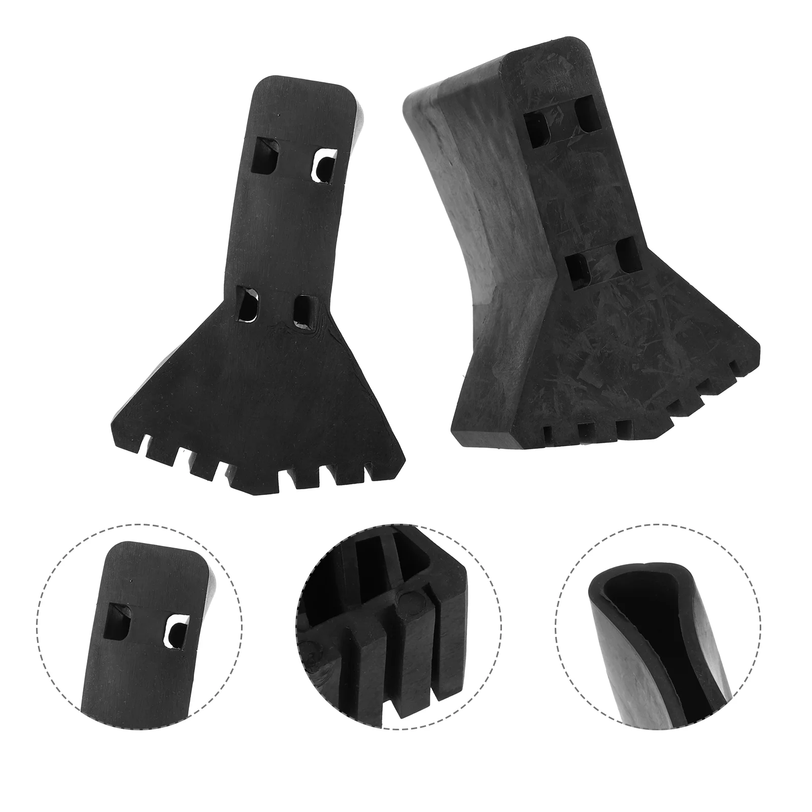 Ladder Feet Covers Pads Extension Rubber Foot Replacement Protector Leg Mat Mitts Bumpers Attic Caps Parts End Stabilizer