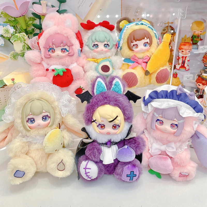 Ninizee Fruit Story Blind Box Nyzaii Vinyl Face Plush Doll Mystery Box Cute Ninizee Action Figure Caixa Misteriosa Surprise Box