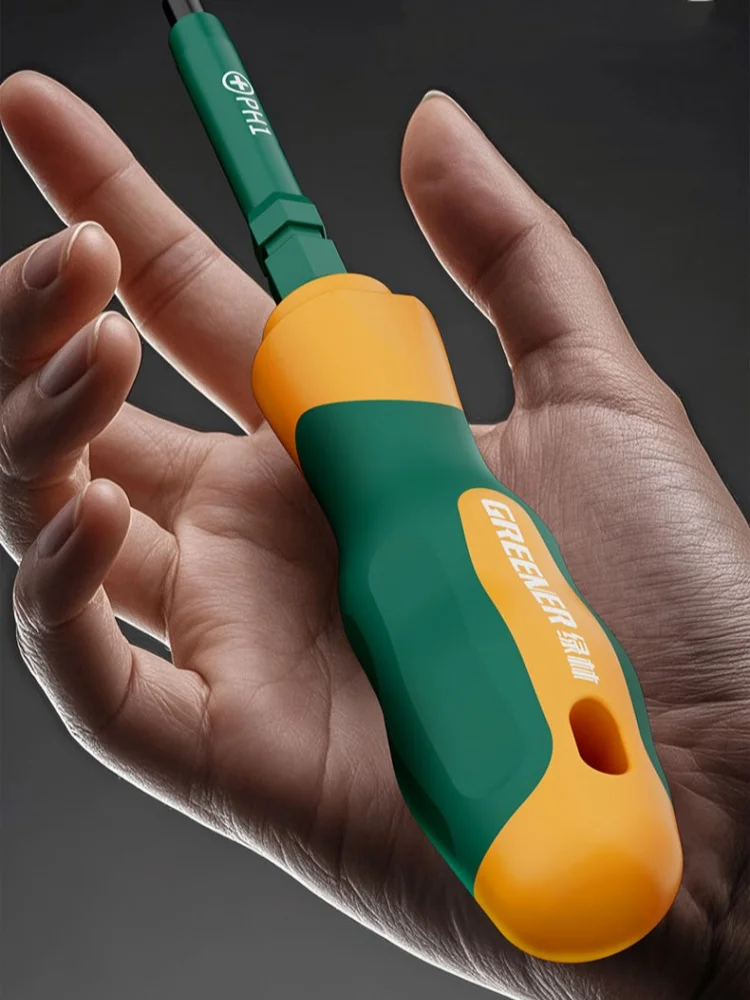 JUSTINLAU 18-in-1 Elektriker-Schraubendreher-Set mit Phillips- und Schlitzbits, stark magnetischen Spitzen und hochfesten Reparatur-Handwerkzeugen – Detail 9