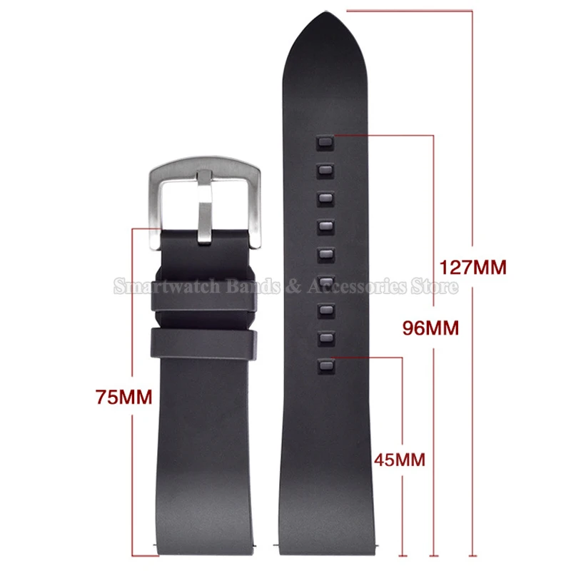 18 ミリメートル 19 ミリメートル 20 ミリメートル 21 ミリメートル 22 ミリメートル 24 ミリメートルシリコン時計ストラップセイコーロレックスオメガ防水クイックリリースブレスレットアクセサリー