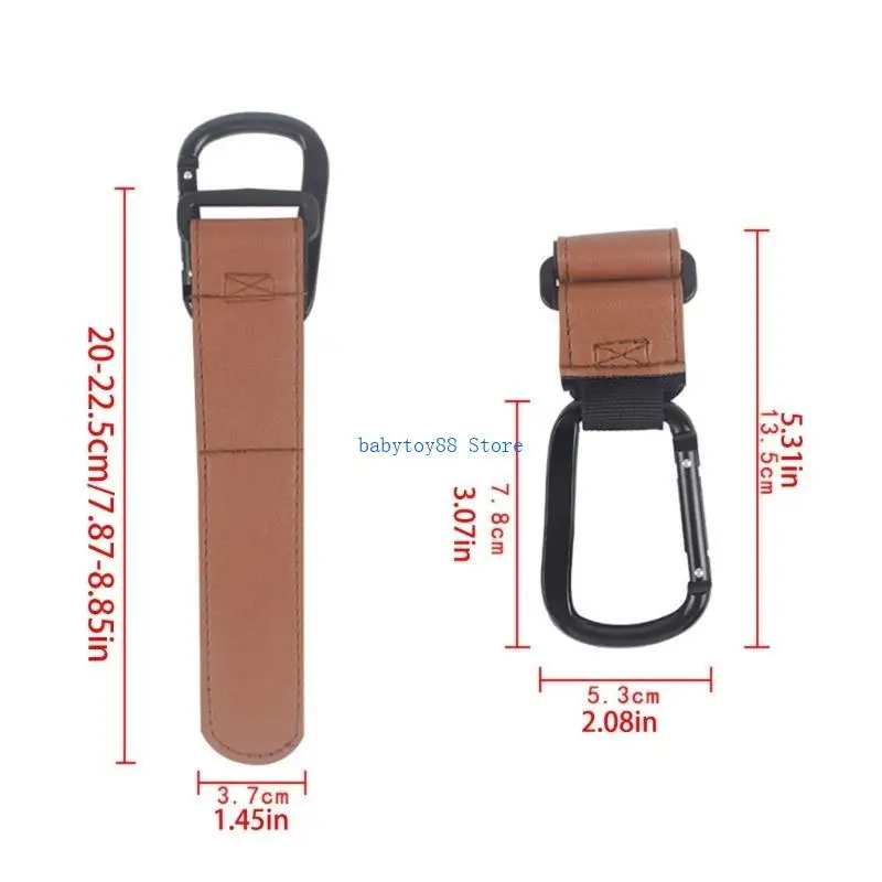 Y4UD Carabiner Stroller Hooks Pushchair Hook Mommy-Bag Hanging Hook Bike Accessory
