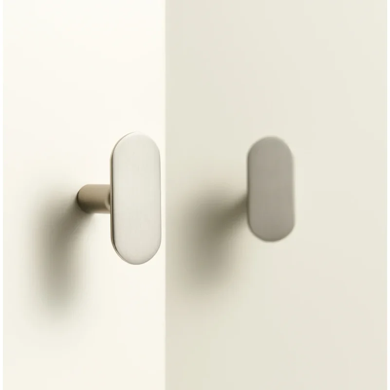 Solid Brass Plain Minimalist Italian Modern Design Cabinet Drawers T-bar Handle Extended Wardrobe Cabinet Door Pull CH108