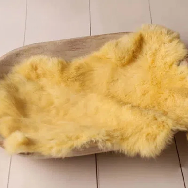 Rabbit Fur For Babies Baby Girl Birth Newborn Photography Props Blankets Accessories New Born Photo Shoot Background Blanket