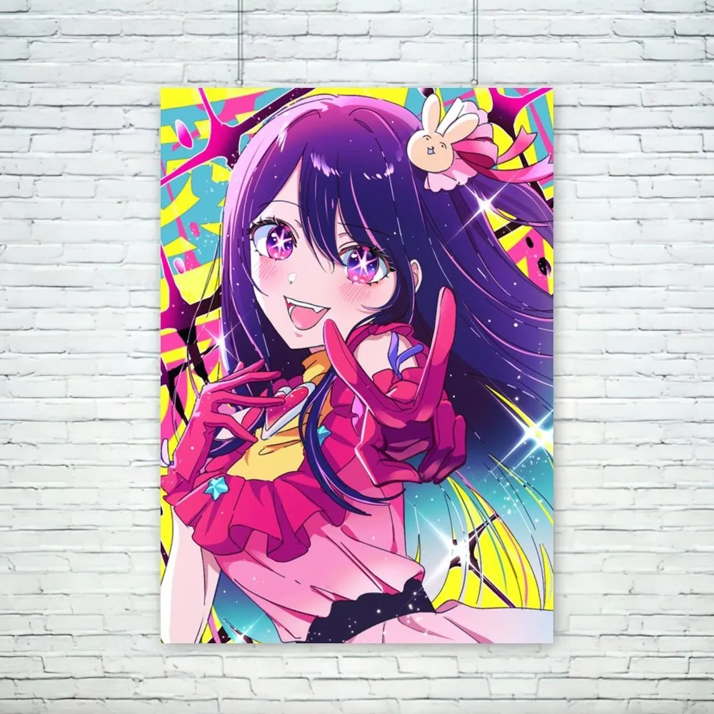 Bilibili Oshi no Ko Anime Poster Wall Pictures For Living Room Fall Decor