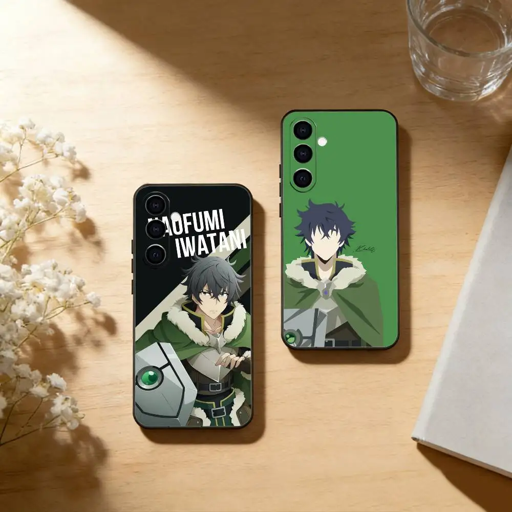 The Rising of the Shield Hero Naofumi Iwatani Phone Case Black Silicone Soft For Samsung Galaxy A73,A72,A71,A70,A53,A52,A51