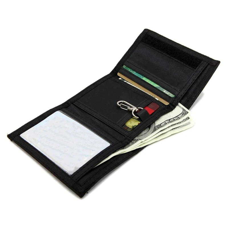 Trifold Casual Wallet for Male Men Women Young Novelty Money Bag Purse Zipped Coin ID Card Holder Pocket Kids