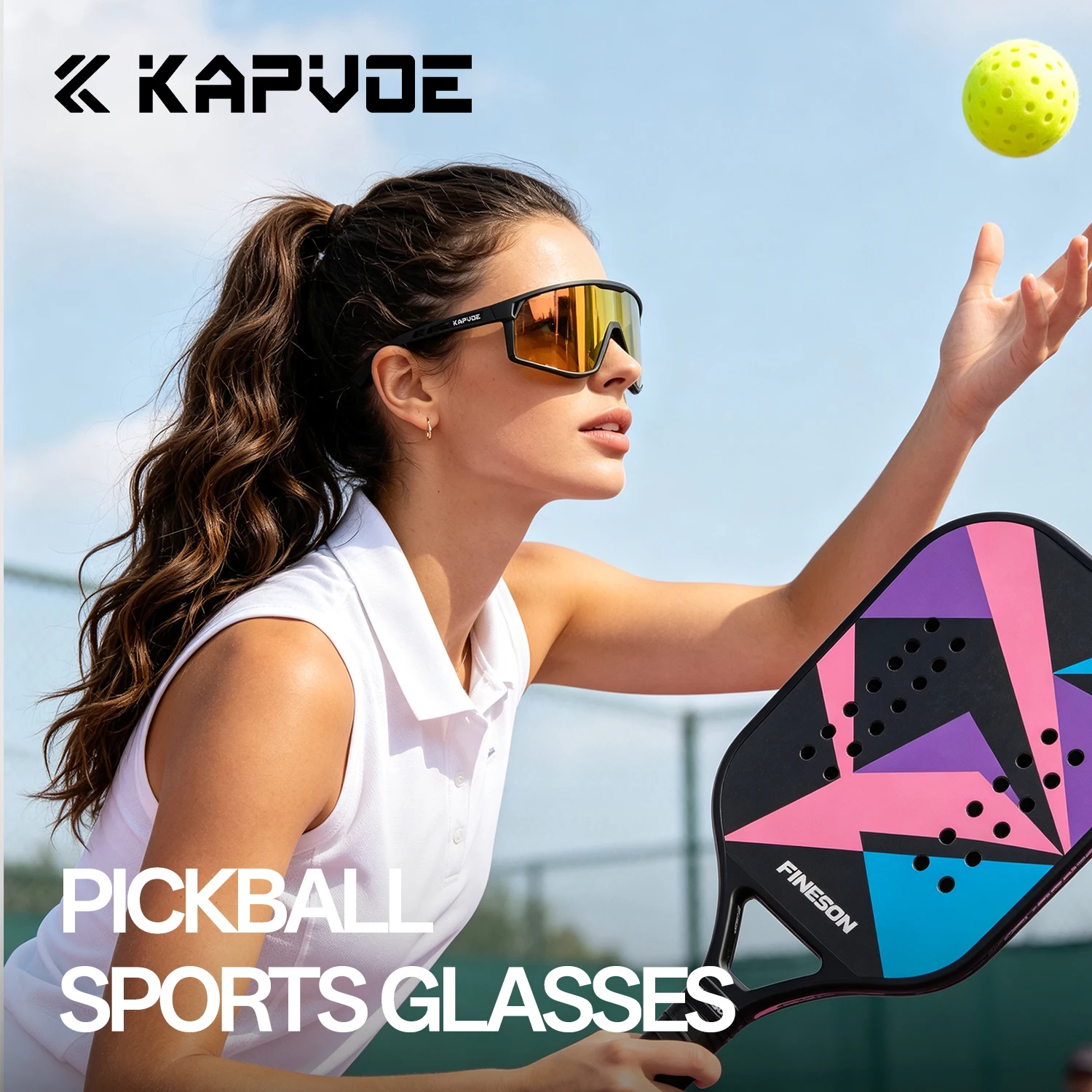 Kapvoe 2026 Pickball Sports Gl - Mountain Biking Sunglasses recension och pris