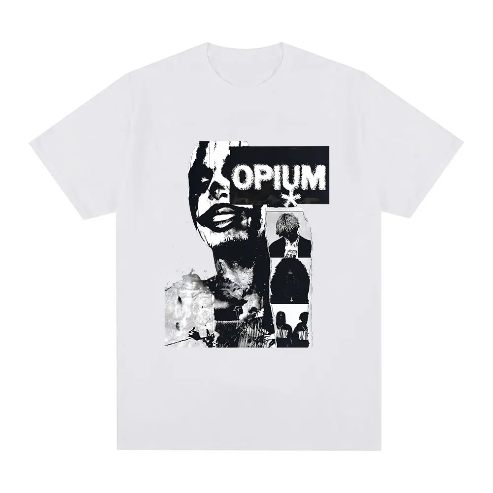 Rapper Playboi Carti T-Shirt Opium Ken Carson Destroy Loneliness Gothic T-Shirt Unisex Fashion Vintage Short Sleeve T-Shirt