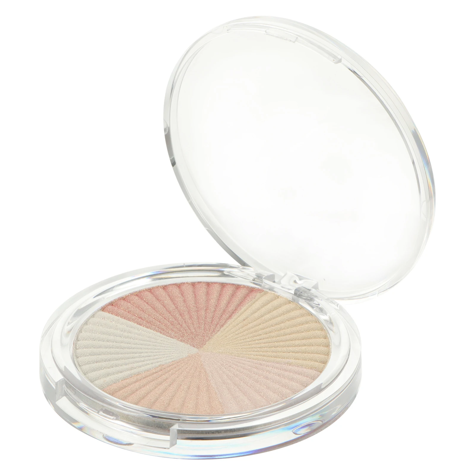 1 Caja de Iluminador Facial Compacto para Mujeres, Acabado Natural, Maquillaje para Todos los Tonos de Piel, Polvo Brillante para Contorno Facial