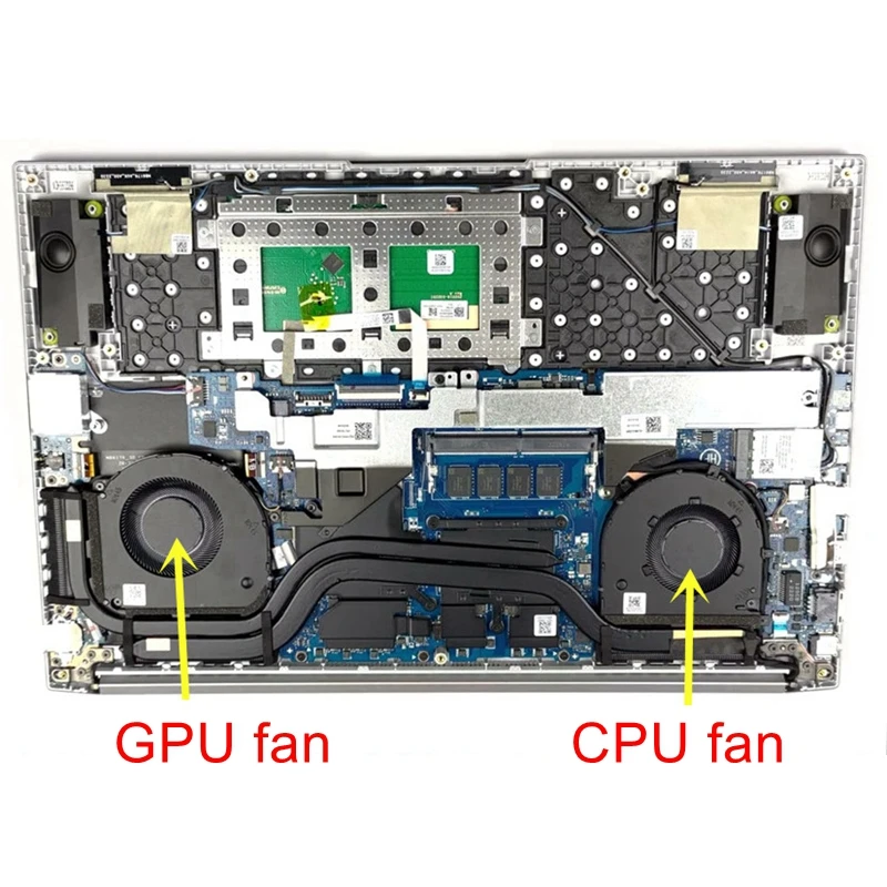 Imagem -05 - Portátil Cpu Gpu Ventilador de Refrigeração para Asus Vivobook Pro15 Oled K6502z K6502 Cooler Dc12v 0.6a Pinos 2023 Versão Novo