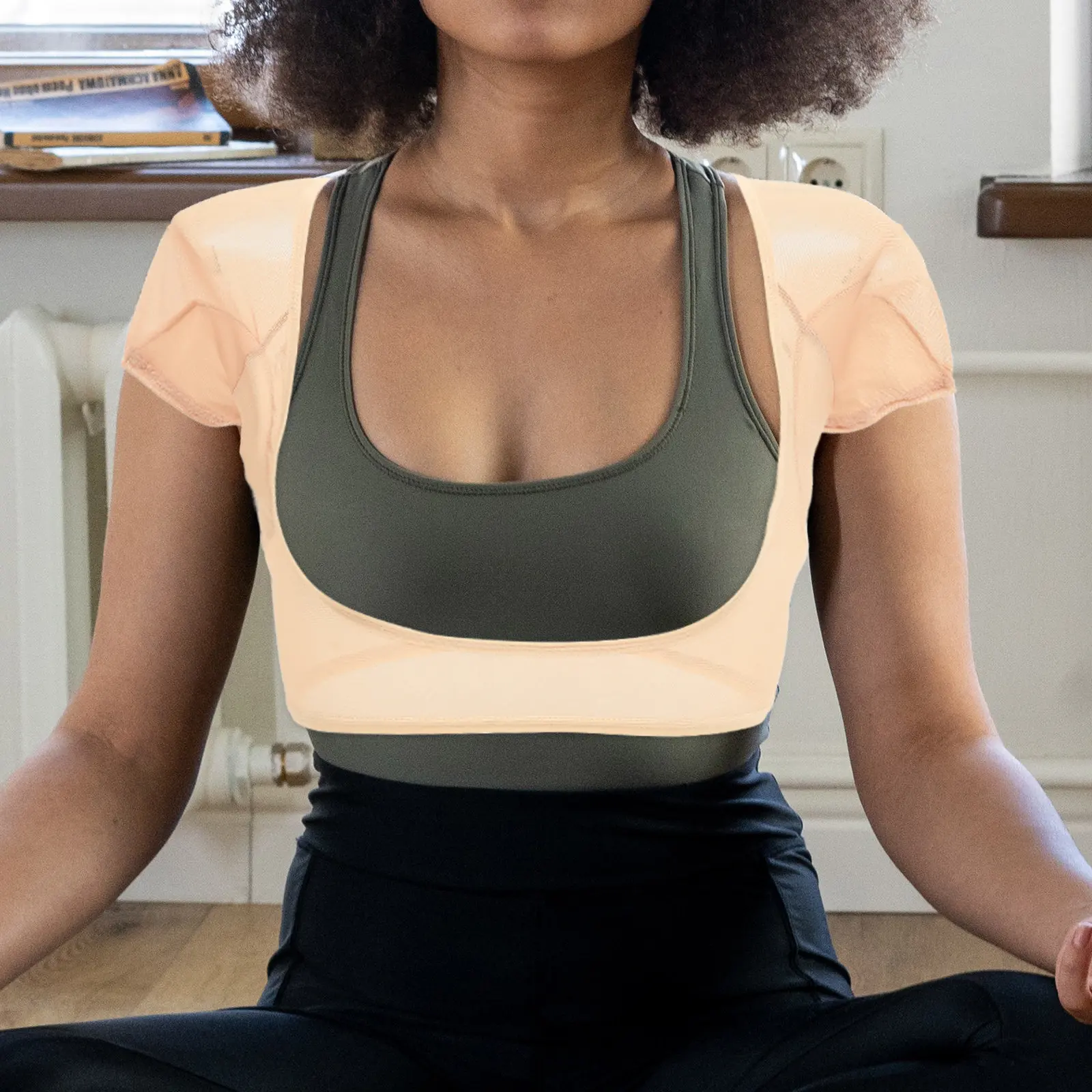 

Women Underarm Sweat Vest Breathable Washable Sweat Proof Shirt Protector Vest for Summer Outdoor Workout Running