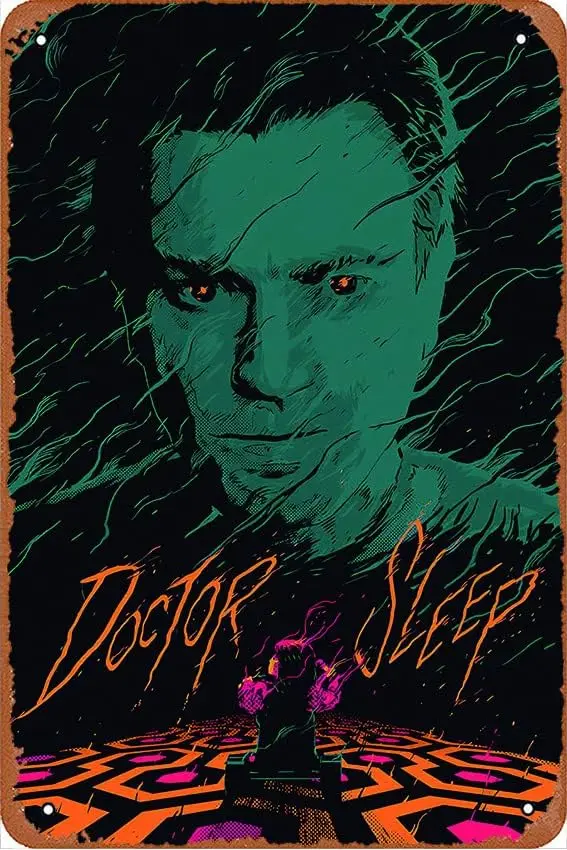 Doctor Sleep Movie Plaque Poster Metal Tin Sign ; Vintage Retro Wall Decor