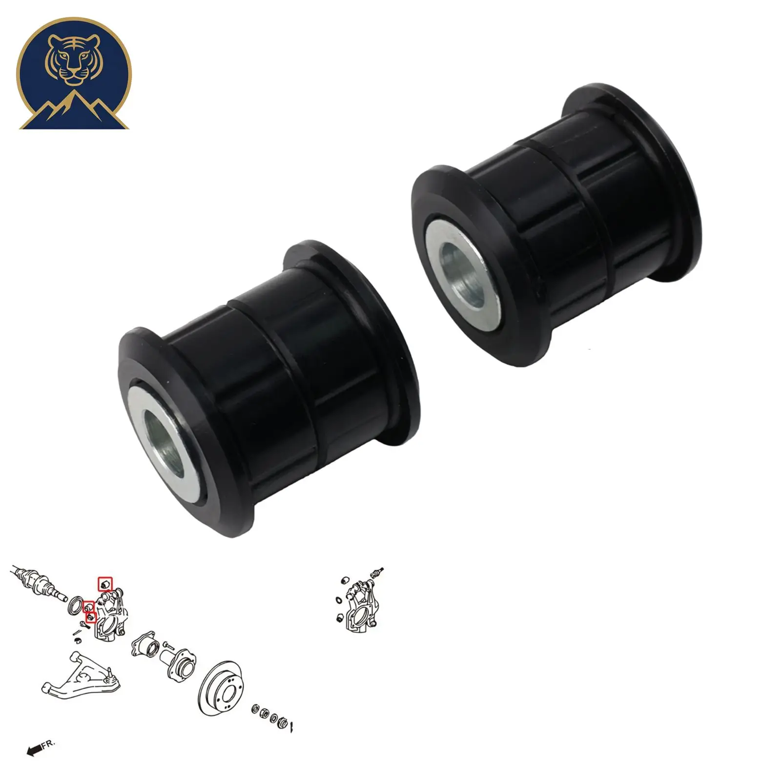 

Комплект сменных втулок заднего поворотного кулака для S13 240SX S14 S15 R32 R33 R34, комплект втулок подвески