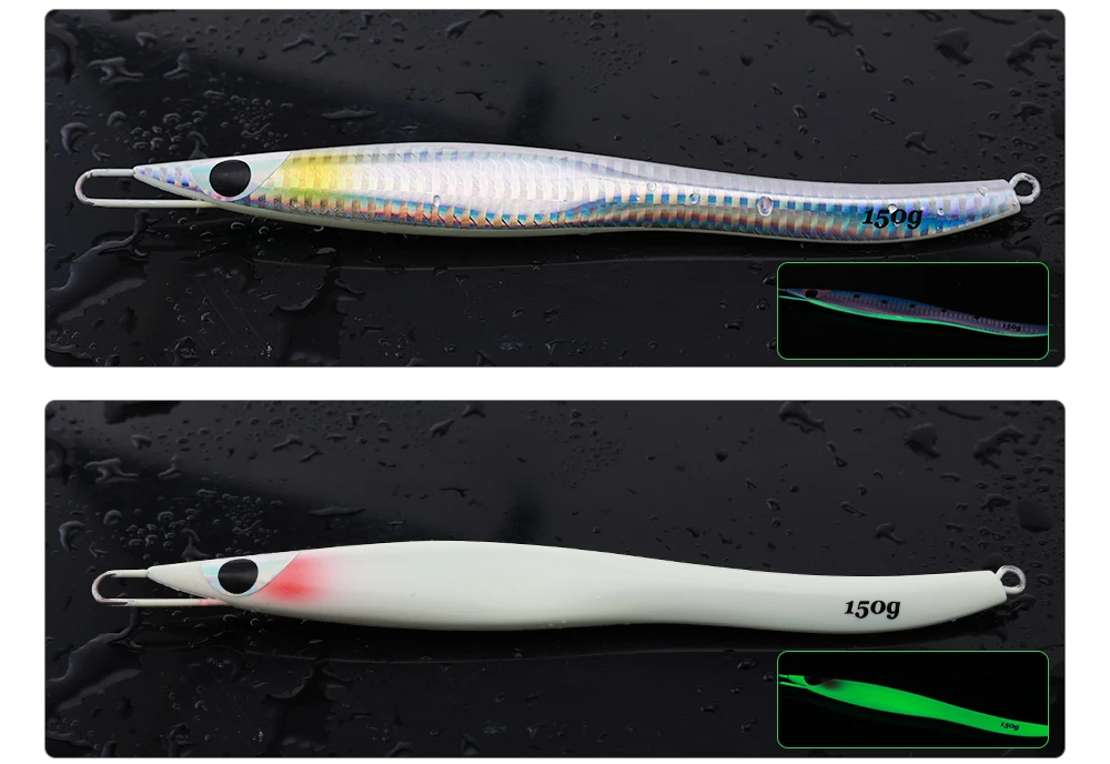JIGGING PRO G2 Nadel-Vertikal-Metalljig 60g-250g Schnell Sinkender Salzwasser-Köder für Tiefsee-Thunfisch, Bernsteinmakrele, Königsfisch Vertikal-Jig – Detail 8
